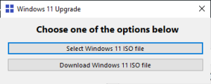 Windows11Upgrade Tool