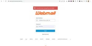 الدخول لصفحة webmail مباشرة