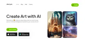 موقع Starry AI (أفضل مواقع الرسم بالذكاء الاصطناعي)